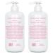 Shampoo & Conditioner Set for Stronger Hair - Biotin Color Safe Vegan Sulfate-Free | Orchid & Apricot 14oz (Pack of 2) | Nourishing Oils & Vitamins - Buy Online on GoSupps.com
