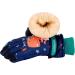 Kids Ski Gloves Mittens Waterproof Snow Gloves for Boys Girls 2-10 Years - Dark Blue, Pink, Purple - Thermal Fleece - Ice Skating Gloves - Buy Online on GoSupps.com