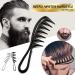 Wide Tooth Comb Wide Tooth Detangling Curl Comb for Curly Wet Wavy Hair Shark Teeth Shower Combs Hair Styling Tool for Men Women 2 Pcs - Buy Online on GoSupps.com