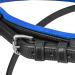 Sunride English Combined Bridle Hawaii with Reins - Soft Real Leather Adjustable & Anatomical (Full Size Black/Blue) - Buy Online on GoSupps.com