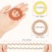 DeaLott Hair Ties 30 Pack - Waterproof Spiral Hair Coils in 30 Vibrant Colors for Women, Girls, and Kids | No Crease Hair Elastics perfect for Thick and Thin Hair - Buy Online on GoSupps.com