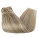 Sunny Blonde Clip in Hair Extensions - 18 120g Highlighted Human Hair - Pack of 1 - Buy Online on GoSupps.com