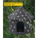 Outdoor Weatherproof Cat House - Perfect Pet Hut for Indoor & Outdoor Use | Easy to Assemble Traditional Yurt Design - Buy Online on GoSupps.com