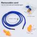 200 Pairs Ear Plugs Reusable Silicone Earplugs with Cord Sleeping Individually Wrapped Hearing Protection Noise Cancelling Earplugs for Work Construction Shooting Sports(Blue Orange) - Buy Online on GoSupps.com