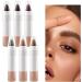 Eyeshadow Pen For Women Cream Eyeshadow Stick Contour Pencil 6 Colors Beauty Cosmetics Waterproof Highlighter Makeup for Evening Day Bridal - Buy Online on GoSupps.com