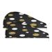 Irregular Dot Pattern Dry Hair Cap 2 Piece Quick Drying Towel Set with Button Headband Super Absorbent Soft & Comfortable