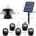 RGB Solar Pond Lighting - IP68 Waterproof Solar Underwater LED Lights for Garden & Patio - 5 Set - Buy Online on GoSupps.com