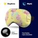 Flamingo Pattern Sleep Mask - Adjustable Blindfold for Sleeping and Travel - Buy Online on GoSupps.com