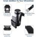 ISSYAUTO 2-in-1 Wheelchair Drink Cup Holder & Phone Bracket - Universal Mount for Wheelchair, Walker, Rollator, Stroller - 3MM Thick - Buy Online on GoSupps.com
