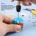 LET'S RESIN Electric Resin Drill Kit with 74Pcs Supplies - Hand Drill, 3-Jaw Clamp, Grip Nose Pliers, Keychain Making Set - Ideal for Resin Art Projects (0-3mm) - Resin Tools for a Larger Drilling Range - Buy Online on GoSupps.com