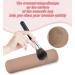 Travel Makeup Brush Holder | Silicone Portable Organizer | Waterproof Anti-Fall Tools for Cosmetics (Khaki - Buy Online on GoSupps.com