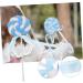 VILLFUL Simulation Lollipop Artificial Lollipop Birthday Lollipop Ornament Fake Food Photo Props Candy Photo Booth Prop Lollipop Candy Ornament Lollipops Decor Display Wedding Photo Resin As Shown 1 22.00X8.50X2.00CM - Buy Online on GoSupps.com