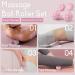 Buy Megavow 3 Massage Ball Set - Fascia & Trigger Point Massage Balls for Back Feet Hands & Neck - Pink International Shipping Available - Buy Online on GoSupps.com
