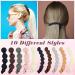 10 Pcs Matte Banana Hair Clips for Women - Strong Hold Ponytail Bun Holder and French Barrettes Styling Accessories - Buy Online on GoSupps.com