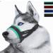 ILEPARK Nylon Muzzle to Stop Dogs from Biting Barking and Chewing Adjustable Loop (L Green) L Green