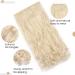 S-noilite 24 inch Platinum Blonde Curly Wavy Hair Extensions for a Glamorous Look - Buy Online on GoSupps.com