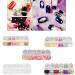 60 Grids Nail Sequins Mixed Nail Art Flake Glitter Paillette Nail Charms 3D DIY Nail Art Supplies Stickers Decoration - Buy Online on GoSupps.com