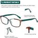 DOOViC Blue Light Blocking Reading Glasses for Women | Stylish Design | 1.5 Strength | 4 Colors - s2 - Buy Online on GoSupps.com
