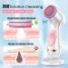 Facial Cleansing Brush Waterproof Deep Cleaning Exfoliation Rotating Spa Machine with 2 Speed Modes Electric Face Brush with 3 Replacement Brush Heads for Women (Pink)  - Buy Online on GoSupps.com