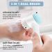 2-in-1 Manual Facial Cleansing Brush for Deep Pore Exfoliation and Massaging - Blue - Buy Online on GoSupps.com