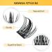 Shop Lankiz Manga Cluster Eyelashes - 40PC Individual DIY Eyelash Extensions | Natural Fake Lashes - Buy Online on GoSupps.com