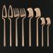 Flatware Sets 8Pcs Stainless Steel Cutlery Set Kninife Home Fork Dessert Spoon Tableware Rose Gold Dinnerware Set Kitchen Silverware Set (Color : Silver) - Buy Online on GoSupps.com