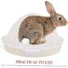 HANABASS Pets Small Animals Toilet Indoor pet Potty abs White cat Toilet 25.00X19.00X10.00CM White - Buy Online on GoSupps.com