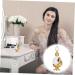 LALADEFIEE 1pc Peacock Essential Oil Bottle Dropper Bottle Liquid Dispenser Perfume Bottle Glass Empty Holder Liquid Bottle Liquid Holder 3.1x10.5cm Golden - Buy Online on GoSupps.com