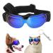 Svitzoot dog glasses dogs sunglasses for dogs UV protection cool dog glasses adjustable windproof dog glasses with 1 pipe dog glasses for small dogs black
