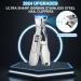 Thick Nail Clippers for Men - 2024 Ultra Sharp & Heavy-Duty Stainless Steel Wide Jaw Opening with Catcher File for Seniors - Buy Online on GoSupps.com
