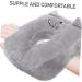 Healeved Neck Nap Pillow - Gray PP Cotton | Comfortable 28x23cm Travel Pillow for Girls - International Shipping Available - Buy Online on GoSupps.com