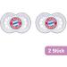 MAM Football Schnuller Set - FC Bayern Munich Pacifiers Tooth-Friendly Design for 16+ Months - Buy Online on GoSupps.com