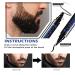 NewBang Beard Pencil Filler Kit - Waterproof, Longlasting & Natural Looking Beard Pen for Men (Black 2PCS) - Buy Online on GoSupps.com