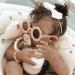 Ali+Oli Silicone Pacifier Clip for Baby (Natural) - 100% Food-Grade BPA Free Infant Binky Holder for Boys and Girls - Buy Online on GoSupps.com