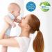 Langmeil Upgrade Silicone Pacifier Clip for Boys and Girls - Soft and Flexible Pacifier Holder - Ideal for Teething - Perfect Baby Shower or Birthday Gift (Blue & White) - Buy Online on GoSupps.com