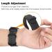 Abanen Nylon Bands for Fitbit Charge 5 - Quick Dry Woven Nylon Strap | Stainless Steel Clasp | Adjustable for Men and Women - Black - Buy Online on GoSupps.com