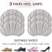 Urwalk Heel Grips Liners - Soft Cushion Inserts for Loose Shoes - 3 Pairs (Grey) - Buy Online on GoSupps.com