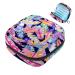Storage bags for women's bandages with boho spring pattern large menstrual cup pocket with zip periodic inserts bags panty liners tampons for girls and women multi-colored 02