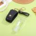 Portable Empty Travel Bottle Keychain - 1oz Reusable Mini Squeeze Bottle for Soap & Lotion - Black 9x3x3cm - Buy Online on GoSupps.com