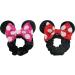 Styla Hair 2pk Mouse Ear Scrunchies for Kids Velvet Hair Bow Scrunchies for Women - Sparkle Sequins Mouse Hair Bands for Pony Tail (Red Pink Polka Dot) - Buy Online on GoSupps.com