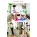 Portable Hook-Type Foot Massage Shoes for Blood Circulation - Pink - Buy Online on GoSupps.com
