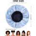 Leaf Pattern Silk Satin Sleep Cap for Curly Hair - Adjustable Double Layer Bonnet for Women - Buy Online on GoSupps.com