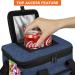 OPUX Insulated Small Cooler Bag for Travel - Heather Navy | Leakproof Lunch Bag Box for Camping, Beach, Work | Collapsible Lunch Pail - Fits 16 Cans - Buy Online on GoSupps.com