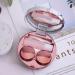 Portable 5-in-1 Contact Lens Container with Mirror - Cute Travel Set for Daily Use - Ideal for Colored Lenses - Outdoor Eye Care in Open Rose - Buy Online on GoSupps.com
