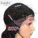 Joedir 30'' Long Wavy Synthetic Lace Front Wig with HD Transparent Lace - 130% Density (Black) - 30 Inch - Buy Online on GoSupps.com