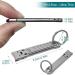 XGIZMOO Nail Clippers with Glass Nail File - Portable Folding Mini Cutter for Natural Nails | Curved Trimmer with Keychain | Wide Jaw Design | X021DB-S - Buy Online on GoSupps.com
