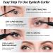 Heated Eyelash Curler - Rechargeable Electric Lash Lift with 4 Temperature Modes - Perfect Gift for Women - Buy Online on GoSupps.com