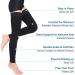 Thigh High Medical Compression Stockings for Women & Men - 20-30 mmHg Firm Support for Varicose Veins & Swelling - Footless Black X-Large - Buy Online on GoSupps.com