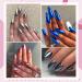 BISHENGYF Chrome Nail Powder 6 Colors Metallic Mirror Effect Holographic Powder for Nails Art Decoration - 1g/Jar - Buy Online on GoSupps.com