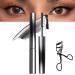 Vervaci Iron Rod Mascara Vervaci Mascara Vervaci Metal Rod Mascara Iron Wand Mascara 3d Curling Eyelash Iron Mascara Long Lasting Eye Makeup Mascara With Eyelash Curler (Black)